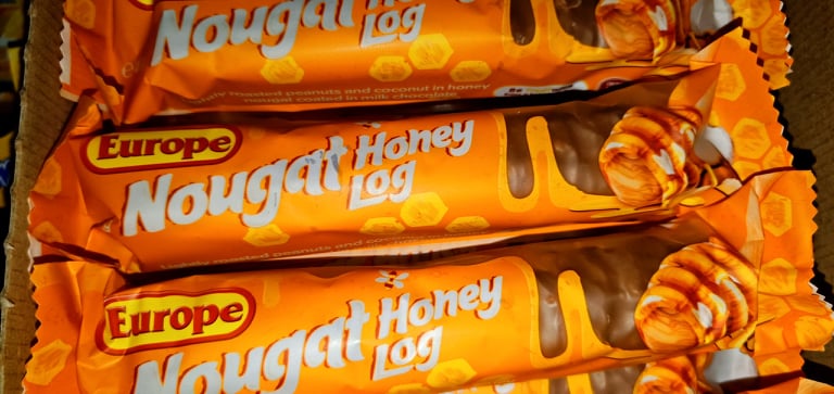 Nougat Honey Log
