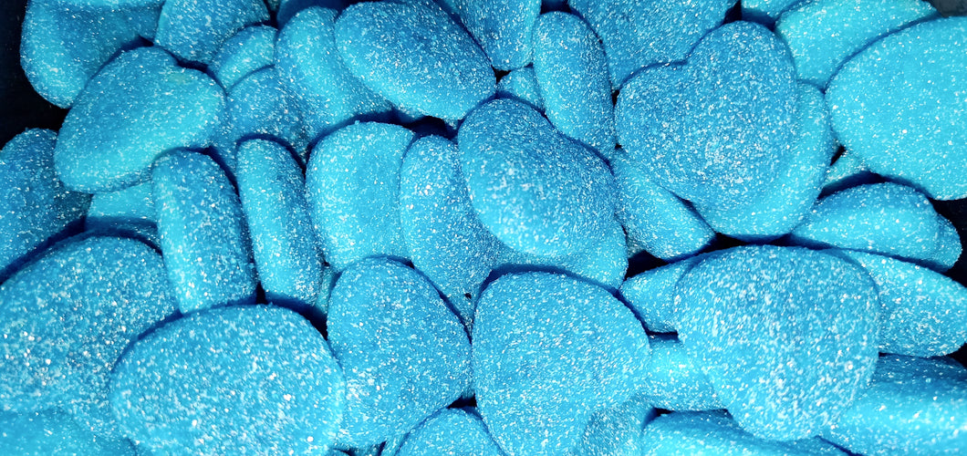 Blue Raspberry Hearts
