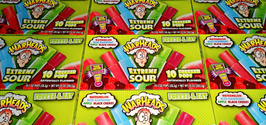 Warheads Freezer Pops