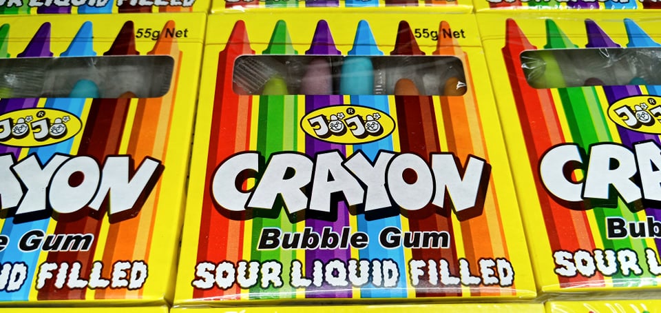 Crayon Bubble Gum