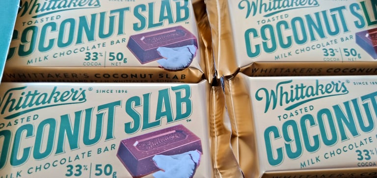 Whittakers Toasted Coconut Slab