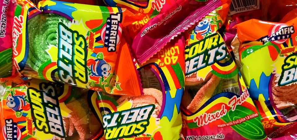 Terrific Sour Belts 42.5g